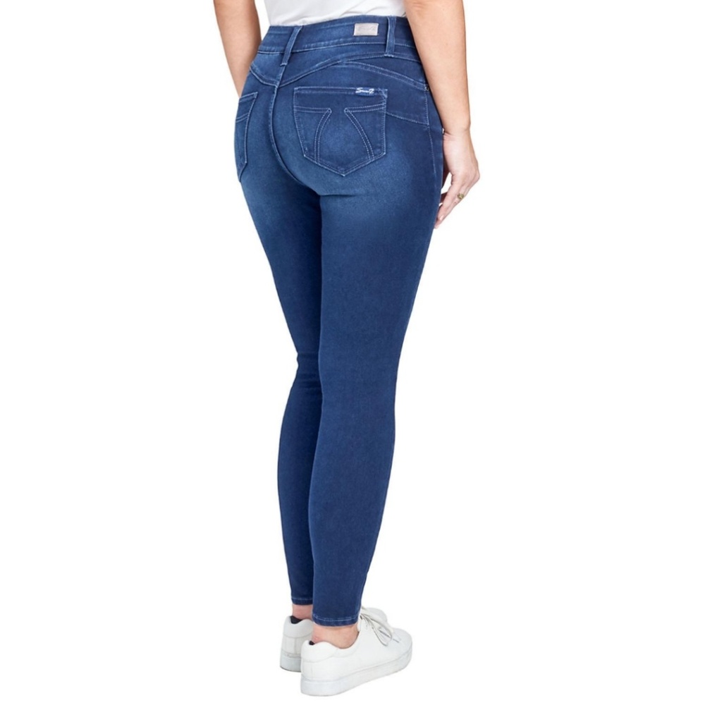 Seven7 High Waisted Body Shaper Skinny Jeans - Picture 4 of 6